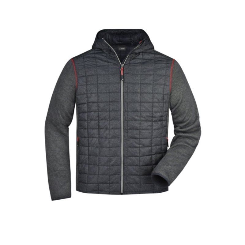 Men's Knitted Hybrid Jacket Miniaturansicht